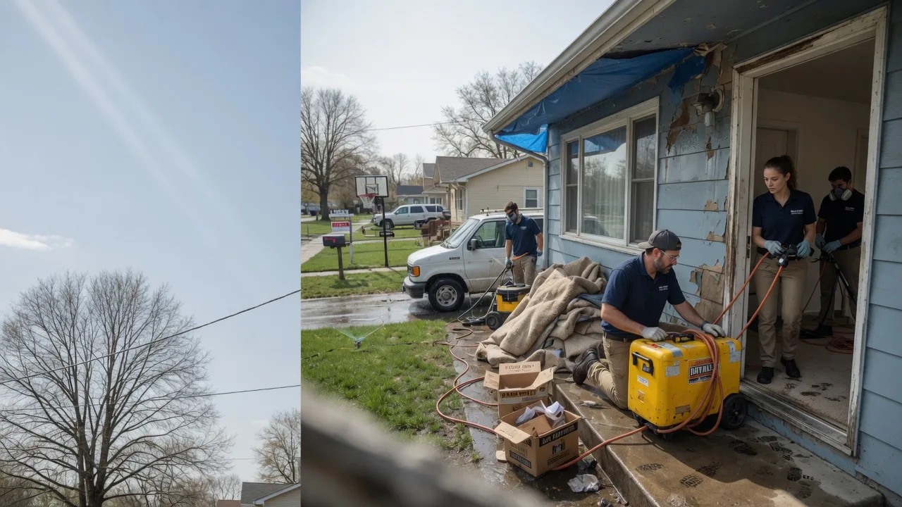Basement Flood Cleanup in Bainville, MT near me